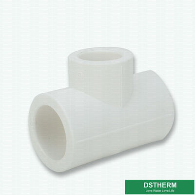 ティーのサイズのプラスチック管の付属品の給水を減らす衛生白いPprの管付属品