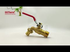 金メッキの高耐久クラシックレッドアイアンハンドルビブコックタップスパウト蛇口スピゴット1/2インチを選択する理由をご覧ください。