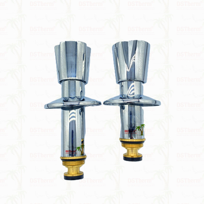 ブラス / クローム バルブ 幹 拡張袖 1/2 " - 1" オーダーメイドサイズ