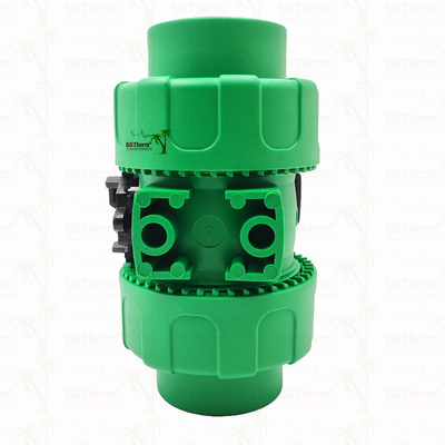 ロックボール PPR ダブルユニオンボールバルブ プラスチックボール S2.5 20-63MM カスタマイズされたLOGO