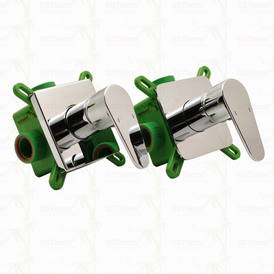 PPR クロムメッキ 3 ウェイ ミキサー シャワーバルブ 20mm 25mm