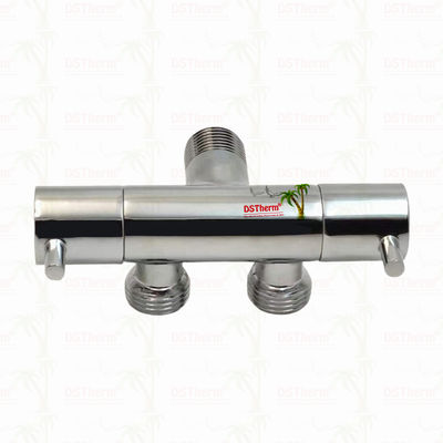 3-Way Diverter Valve Double Switch Angle Valve One-inlet Two-outlet Angle Valve Double Handle Angle Valve