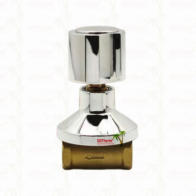 クロムで塗装された青銅ストップバルブ グローバルバルブ 南米スタイルB 1/2"-1"