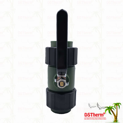 PPR ダブル ユニオン ボール バルブ ブラス ボール 鉄 ハンドル 20-63MM オーダーメイド ロゴ