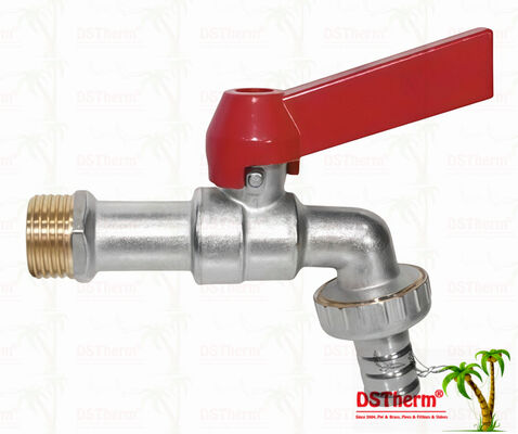 ニッケル付重用クラシック直線アルミハンドル ビブコック 水口水槽水槽水槽 1/2 "