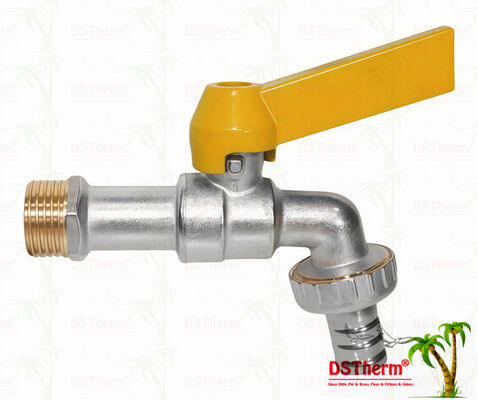 ニッケル付重用クラシック直線アルミハンドル ビブコック 水口水槽水槽水槽 1/2 "